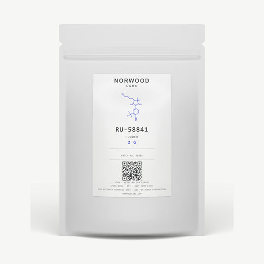 RU-58841 powder 2 g resealable pouch, Norwood Labs