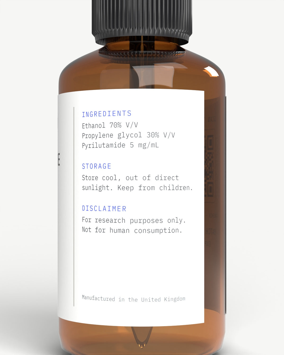 Pyrilutamide KX-826 0.5% solution — ingredients, storage and disclaimer, Norwood Labs