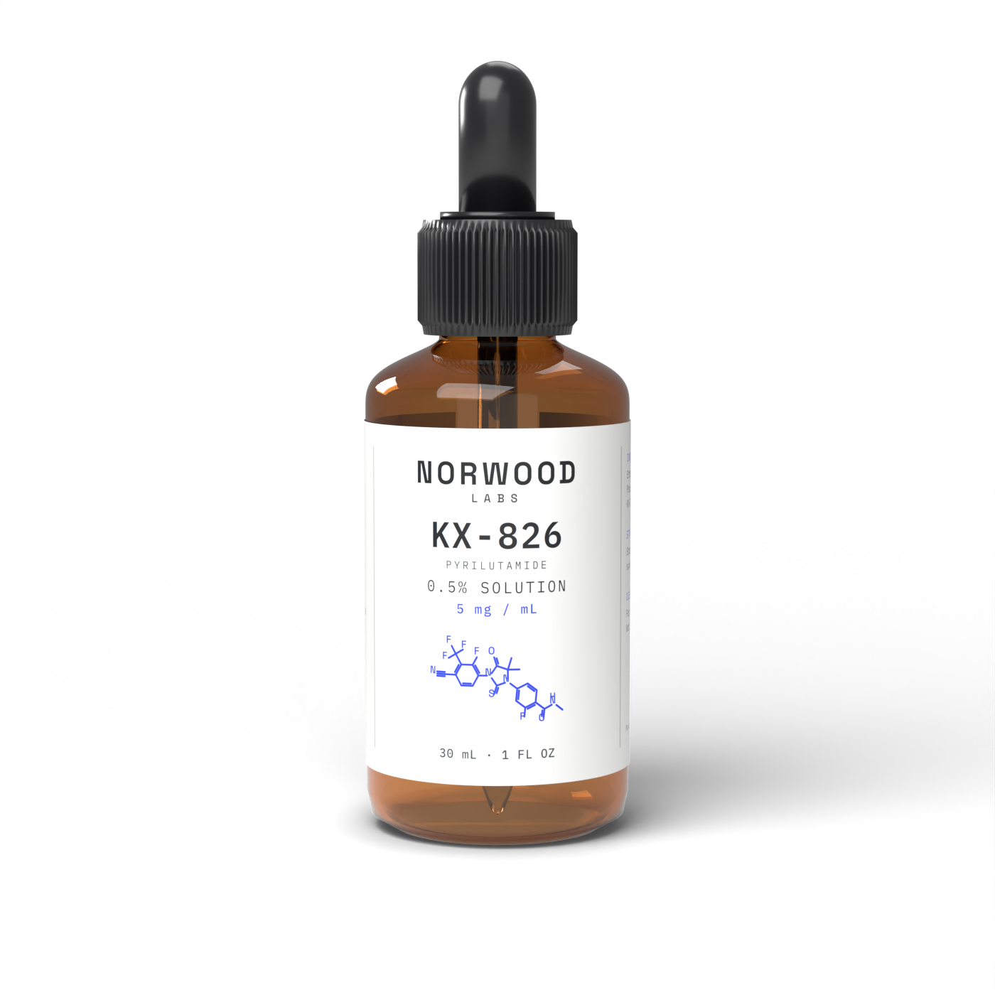 Pyrilutamide (KX-826) 0.5% Solution